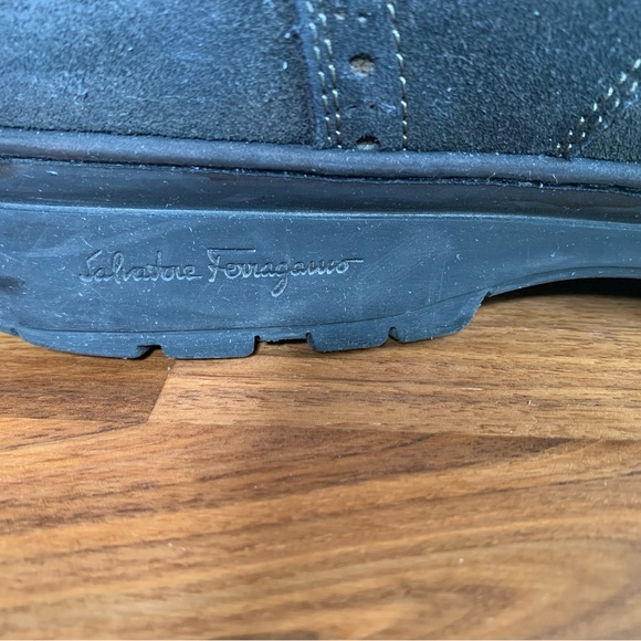 Salvatore Ferragamo Black Suede Boots - Picture 3 of 3